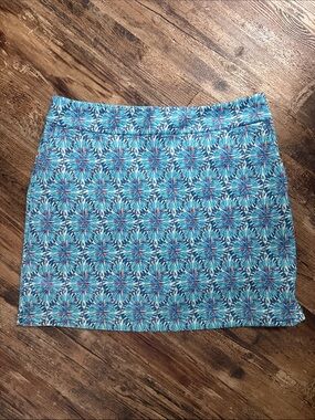 Vineyard Vines Shell Printed Performance Fit Skort Size Medium